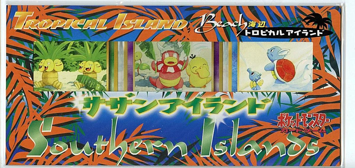 Japanese Southern Islands Tropical Island Beach Box Pokémon card